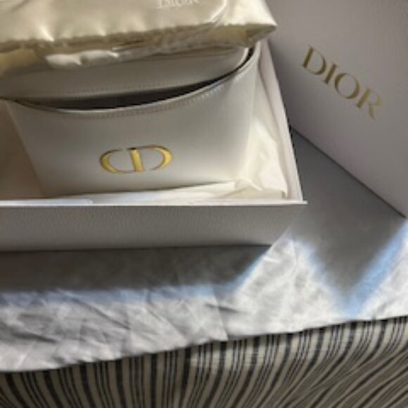 NWT Christian Dior Makeup Case with Mirror and Headband inc. Box and Ribbon - Picture 2 of 11